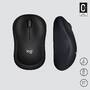 Logitech M220 Silent - Ambidextrous - Optical - RF Wireless - 1000 DPI - Charcoal