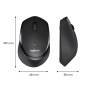 Logitech M330 Silent Plus schwarz Mäuse PC -kabellos-