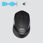 Logitech M330 Silent Plus schwarz Mäuse PC -kabellos-