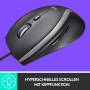 Logitech Advanced Corded Mouse M500s - Right-hand - Optical - USB Type-A - 4000 DPI - Black