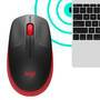 Logitech M190 rot Mäuse PC -kabellos-