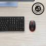 Logitech M190 rot Mäuse PC -kabellos-