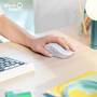Logitech Signature M650 L Wireless Mouse - Left-hand - Optical - RF Wireless + Bluetooth - 2000 DPI - White