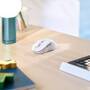 Logitech Signature M650 Wireless Mouse - Right-hand - Optical - RF Wireless + Bluetooth - 2000 DPI - White