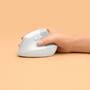 Logitech Lift Weiß Ergonomische vertikale Maus Mäuse PC -kabellos-