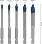 Bosch EXPERT HEX-9 HardCeramic Bohrer, 5tlg Set 4/5/6/8/10 Fliesen- + Keramikbohrer
