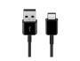 Samsung Datenkabel USB-C zu USB Typ-A 1,5m EP-DG930 Schwarz Kabel und Adapter -Kommunikation-