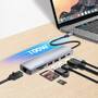 MANHATTAN USB-C PD 7-in-1 Dockingstation USB-C auf 1xHDMI 4K60Hz 2xUSB-A 10 Gbit/s 1xUSB-C PD 100 W 