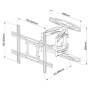 Techly Wandhalterung LCD 40"-80" Ultra Slim FullMotion schw. (ICA-PLB-172L)