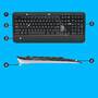Logitech Mk540 Advanced - Tastatur-und-Maus-Set Us - Keyboard - 1,000 dpi