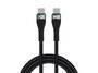 CONCEPTRONIC Kabel USB-C2.0->C 100W/QC       480Mbs 1.20m sw (ETTA01B12)
