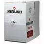 Intellinet Network Bulk Cat6 Cable - 23 AWG - Solid Wire - Grey - 305m - U/UTP - Box - 305 m - Cat6 - U/UTP (UTP) - Grey
