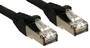LINDY S/FTP Cat.6 Kabel,schwarz 3,0m LSOH, inkl. Testprotokoll (45604)