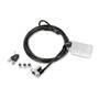 Kensington Universal 3-in-1 Keyed Laptop Lock - 1.8 m - Key - Carbon - Silver