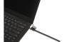 Kensington Universal 3-in-1 Keyed Laptop Lock - 1.8 m - Key - Carbon - Silver