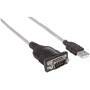 MANHATTAN USB RS232 Seriell Konverter Verbindet ein serielles Geraet mit dem USB Port Polybag (20515