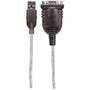 MANHATTAN USB RS232 Seriell Konverter Verbindet ein serielles Geraet mit dem USB Port Polybag (20515