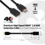 Club 3D Club3D HDMI-Kabel 2.0 UHD-Verlängerungskabel 3 Meter St/Bu retail (CAC-1321)