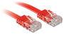 LINDY Patchkabel Cat6 Flachband ungeschirmt rot 5.00m (47514)
