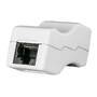 LINDY RJ45 UTP Doppelkupplung Cat.6. Plastikgehaeuse ungeschirmt (34009)