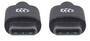 MANHATTAN USB 2.0 Typ C-Kabel C-Stecker/C-Stecker 2m schwarz (354875)