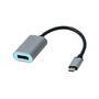 I-TEC USB C auf Display Port Metal Adapter 1x DP 4K 60Hz Ultra HD kompatibel mit Thunderbolt 3 (C31M