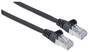 INTELLINET Netzwerkkabel Cat6A S/FTP CU LS0H 1,00m Schwarz RJ-45 Stecker / RJ-45 Stecker Vergoldete 