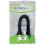 Techly USB 2.0 Kabel, A-Stecker auf Mini-B-Stecker, 1.8m, sw (ICOC-MUSB-AA-018ANG)