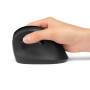 Kensington Pro Fit® Ergo Vertical Wireless Mouse - Right-hand - Optical - RF Wireless - 1600 DPI - Black