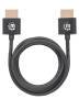 MANHATTAN HDMI-Kabel ultradünn mit Ethernet 1 m. schwarz (394352)