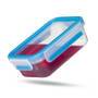 EMSA 515645 - Box - Rectangular - 1.2 L - Blue,Translucent - Polypropylene (PP),Thermoplastic elastomer (TPE) - Germany