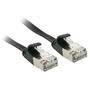Lindy 47485 - 10 m - Cat6a - U/FTP (STP) - RJ-45 - RJ-45 - Black