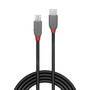 LINDY 3m USB 2.0 Typ C an Micro-B Kabel, Anthra Line (36893)
