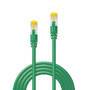 LINDY Patchkabel Cat6A RJ45 S/FTP Cat7 LSZH Kabel grün 2m (47648)