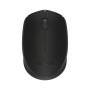 Logitech B170 Wireless Mouse - Ambidextrous - Optical - RF Wireless - Black