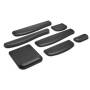 Kensington ErgoSoft™ Wrist Rest for Slim - Compact Keyboards - Black - Taiwan - 281 x 100 x 10 mm - 280 g - 100 mm - 282 mm