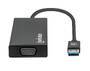 MANHATTAN USB 3.2 Gen 1 USB-A auf Dual-Monitor Multiport-Adapter HDMI VGA 2x USB-A Gigabit RJ45-Port