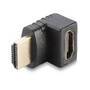 Lindy HDMI 90° - HDMI - HDMI - Black