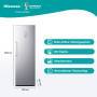 Hisense Weissware STANDKÜHLSCHRANK 370L    186CM (RL481N4BIE      EDST)