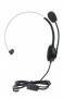 MANHATTAN USB Mono Headset Over-Ear USB-A-Stecker schwarz (180498)