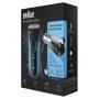 Braun Series 3 3010 Wet & Dry - Foil shaver - 2 SensoFoil - 1 Middle Trimmer - Black - Blue - LED - Battery - Nickel-Metal Hydride (NiMH) Braun Series 3 3010 Wet & Dry - Foil shaver - 2 SensoFoil - 1 Middle Trimmer - Black - Blue - LED - Battery - Nickel-Metal Hydride (NiMH)