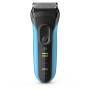 Braun Series 3 3010 Wet & Dry - Foil shaver - 2 SensoFoil - 1 Middle Trimmer - Black - Blue - LED - Battery - Nickel-Metal Hydride (NiMH) Braun Series 3 3010 Wet & Dry - Foil shaver - 2 SensoFoil - 1 Middle Trimmer - Black - Blue - LED - Battery - Nickel-Metal Hydride (NiMH)