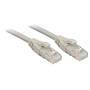 LINDY UTP Cat.6 Kabel, grau 1,0m LSOH, inkl. Testprotokoll (45402)