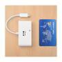 EATON TRIPPLITE USB-C Multiport Adapter - HDMI USB 3.0 Port GbE 60W PD Charging HDCP White (U444-06N