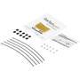 STARTECH.COM Security Tether Cable - 5 Pack Universal Steel Anti-Theft Cables - Adjustable - Heat Sh