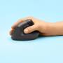 Logitech Lift Vertical Ergonomic Mouse - Right-hand - Vertical design - Optical - RF Wireless + Bluetooth - 4000 DPI - Graphite