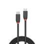 LINDY USB 3.1 Kabel Typ C/C 3A Black Line M/M 1m (36906)