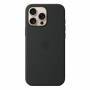 Apple iPhone 16 Pro Max Silikon Case mit MagSafe, schwarz