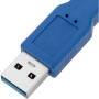 Techly USB3.0 Verlängerungskabel Stecker/Buchse TypA 3m blau (ICOC-U3-AA-30-EX)