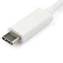 STARTECH.COM USB-C auf VGA Adapter - USB Typ-C zu VGA Video Konverter - Weiss (CDP2VGAW)